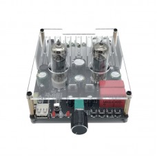 RKY HIFI BT5.0 Hifi Tube Amp Bluetooth Amplifier Module Power Amp with Remote Control (6A2 Tubes)