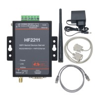 HF2211 DTU Serial Server Wifi Serial Port Server RS232/RS485 to Wifi Ethernet Modbus Communications