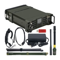 HamGeek TBR-119 Professional SDR Transceiver Full-Band Manpack Radio With Bluetooth GPS Module