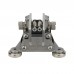HamGeek HG-K6 2nd Generation Dual-Paddle Morse Key Stainless Steel Automatic CW Key w/ Magnetic Base