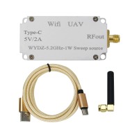QBD-RF-5.2G 1W Wifi Bluetooth Sweep Signal Generator Module VCO RF Signal Source Type-C 5V/2A
