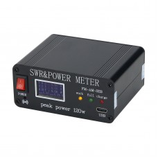 FM-AM-SSB 1.8MHz-50MHz SWR Power Watt Meter SWR & Power Meter Peak Power 120W PWR SWR Meter