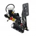 RACEBEAR 200KG Throttle Clutch Brake Pedal+Base Board Mini Pedal PC Racing Simulator Pressure Sensor Mini Pedal for Fanatec Simagic SIM Racing