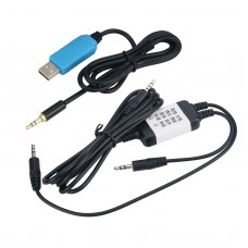 FT8 Mode Audio Cable + USB Data Cable For Xiegu G1M G90S X5105 Radio Firmware Upgrade PC Connect Cable