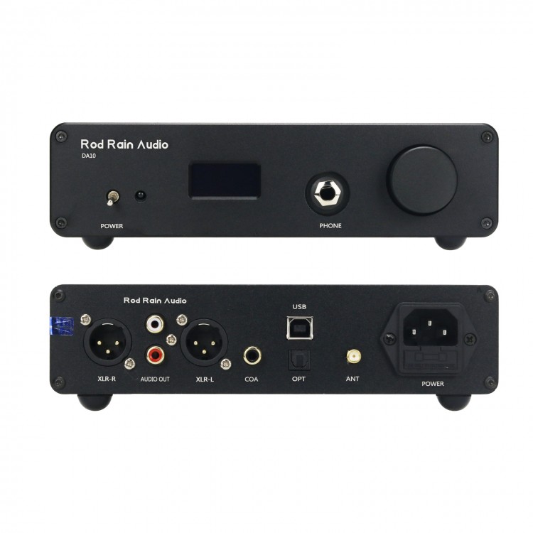 Rod Rain Audio DA10 BT5.1 Bluetooth DAC Headphone Amplifier USB Digital ...
