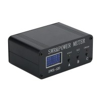 HamGeek SWR-120 SWR Power Meter 1.8-54Mhz Shortwave SWR & Power Meter FM-AM-SSB with OLED Display