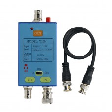 T100 Differential Probe 1X/10X/100X Oscilloscope Probe 10M Bandwidth to Amplify Weak Signals