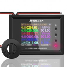 AT24C Electric Energy Meter AC50-300V 100A Multimeter (without Bluetooth) Closed Transformer