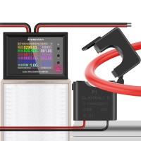 AT24C Electric Energy Meter AC50-300V Multimeter (without Bluetooth) w/ Open-Close Type Transformer