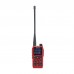 UV-668 5W Walkie Talkie Portable Handheld Transceiver VHF UHF Radio 240 Channels Red