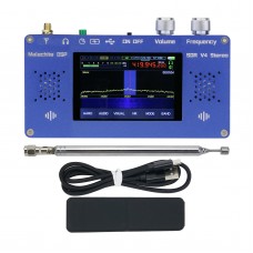 Malachite DSP SDR V4 Stereo Radio Receiver 1.10D Hardware Aluminum Shell Built-in Lithium Battery