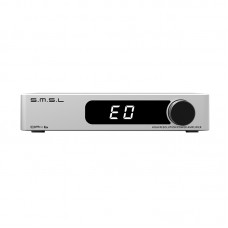 SMSL DA-6 High Resolution Power Amplifier 70Wx2 Hifi Power Amp (Silver) with Remote Control