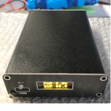 1.6-30MHz 0.1-12W SWR Power Meter PWR SWR Meter QRP RF Power Meter OLED12832 (SMA Connector)