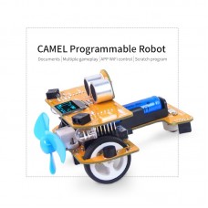XIAOR GEEK Camel F.1 Programmable Robot Plane-Shaped Robot Car with OLED Screen (Infrared Version)