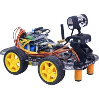 XIAOR GEEK DS Robot Smart Robot Car Kit Wifi Bluetooth Obstacle Avoidance Robot (XR) + Starter Kit