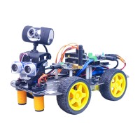XIAOR GEEK DS Robot Car STM32 Wifi Obstacle Avoidance Robot Kit Line Tracking Robot Car + 45 Sensors