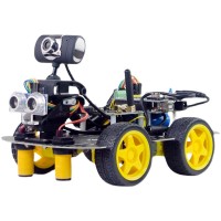 XIAOR GEEK Wifi Bluetooth Video Smart Robot Car Kit 4WD Robot Car DIY for Raspberry Pi (without Motherboard)