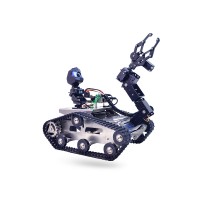 XIAOR GEEK TH Robot Car Kit for Raspberry Pi (Car + Basic Kit + 4B 4G Motherboard + A1 Robot Arm)
