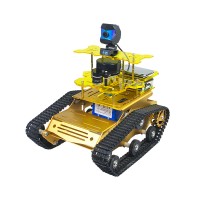 XIAOR GEEK XR-SLAM Lidar Robot Car with HD Camera ROS Robot Tank Car Assembled 12V 2200Mah Golden