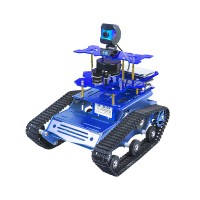 XIAOR GEEK XR-SLAM Lidar Robot Car with HD Camera ROS Robot Tank Car Assembled 12V 8400Mah Blue