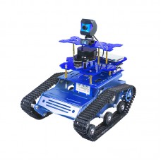 XIAOR GEEK XR-SLAM Lidar Robot Car with HD Camera ROS Robot Tank Car Assembled 12V 8400Mah Blue
