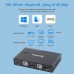 KC-201DP 4K 30HZ 2 Ports USB/KVM Switch (HDMI + DP) Input Displayport KVM Switch HDMI KVM Switch