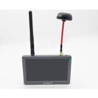 Haweye Little Pilot 4 FPV Monitor 5" FPV Screen 5.8G Dual Receiver DVR Lower Latency (with 32G SD Card)