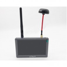 Haweye Little Pilot 4 FPV Monitor 5" FPV Screen 5.8G Dual Receiver DVR Lower Latency (with 32G SD Card)
