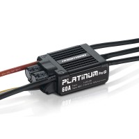 Hobbywing Platinum 60A V4 Helicopter ESC Brushless Electronic Speed Control for Helicopter Airplane