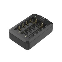 ISDT C4 Air 4A Battery Charger 6-Channel Battery Recharger Quick Charge Supports AAA/AA/10440/10500