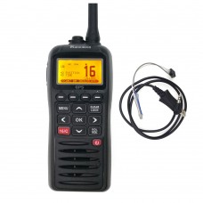 Recent RS-38M-USB 5W VHF Marine Radio Built-in GPS Walkie Talkie Float Transceiver w/ Programming Cable