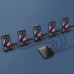 Phone Screen Clicker Automatic Mobile Clicker (Four Suction Cup Clicker Heads) for Livestreaming Games