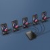 Phone Screen Clicker Automatic Mobile Clicker (Five Suction Cup Clicker Heads) for Livestreaming Games