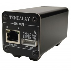 TENEALAY RJ45 IIS to HDMI Converter TTL IIS Signal to Differential Signal for HIFI DAC
