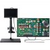 HAYEAR HY-1090 16MP Industrial Digital Microscope HDMI Camera with Stand 10.1" Screen