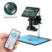 HAYEAR HY-2070 26MP USB Microscope Camera with 7" LCD Widened Metal Stand 150X C-mount Lens