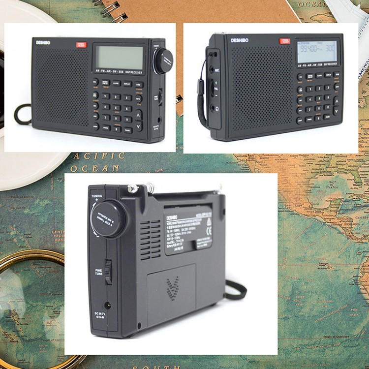 DESHIBO RD1780 All Band Radio Receiver AM-FM-AIR-SW-SSB DSP Receiver ...