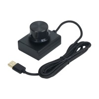 PC Volume Control USB Volume Control Knob Speaker Knob Switch Lossless Sound Quality (Top LED)