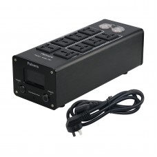 Palivens P20 Black Audio Power Filter Purifier LCD Displays Power/Power Consumption/Current/Voltage