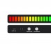 RGB Sound Control Pickup Rhythm Light Music Spectrum Display VU Meter 40PCS LED Beads Black Shell