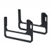 Mobile Radio Bracket Stand Transceiver Side Handle Mobile Radio Mount for XIEGU X6100 Outdoor Uses