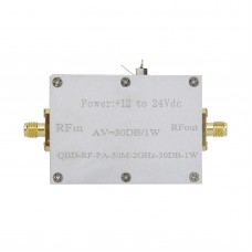QBD-RF-PA-50M-2GHz-30DB-1W RF Power Amplifier Power Synthesis Broadband Linear Power Amplifier