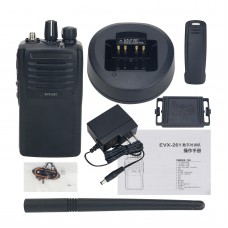 EVX-261 5W 10KM VHF Walkie Talkie DMR Radio Handheld Transceiver Analog & Digital Modes for Motorola