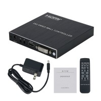 2x2 HDMI Video Wall Controller 1080P 60Hz Video Wall Processor with HDMI/DVI Input Multiple Modes