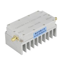 1.5-1.6GHz RF Power Amplifier 40DB GPS Beidou Power Amplifier QBD-RF-PA-1.575G-10W with Heat Sink