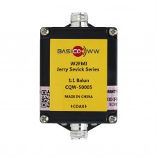 BASICQWW CQW-50005U QRP Balun 500W 1:1 Balun 1.8-54MHz HF Shortwave Current Antenna Balun