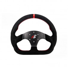 Simagic P-325D 325MM/12.8" Racing Steering Wheel D-Shaped SIM Racing Wheel for GT Pro Hub