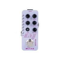 MOOER R7 Guitar Effects Pedal Digital Reverb Pedal for New Micro series with 7 Classic Reverberation Effects