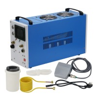 4KW Induction Heater Induction Heating Machine 110-220V Input Overload Protection w/ 150ML Crucible