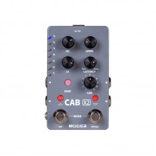 MOOER CAB X2 Guitar Effects Pedal Stereo IR Cabinet Simulation Pedal Dual Channel with 14 Presets and 11 Factory IR